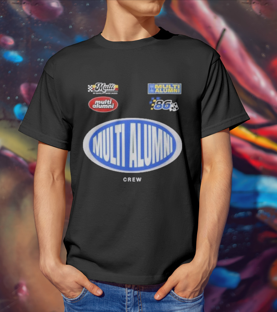 Big K.R.I.T. Multi Alumni Racing Crew 86 High-Quality Bass Music T-Shirt