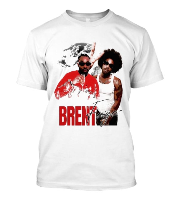 Brent Faiyaz Red Jacket And Tank Top T-Shirt
