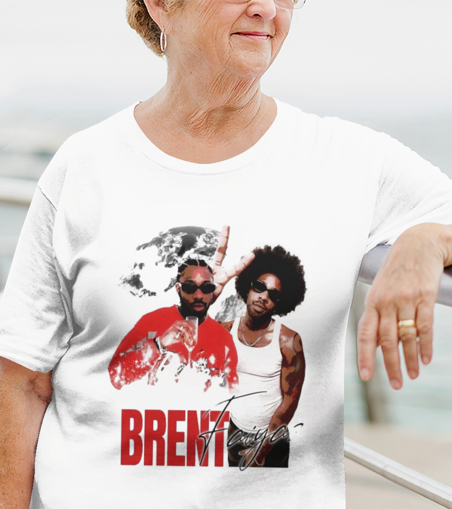 Brent Faiyaz Red Jacket And Tank Top T-Shirt