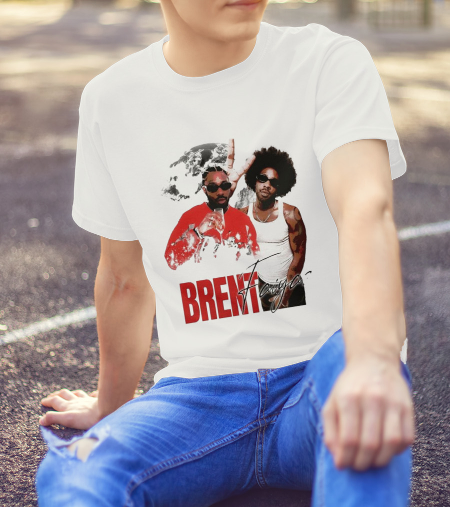Brent Faiyaz Red Jacket And Tank Top T-Shirt