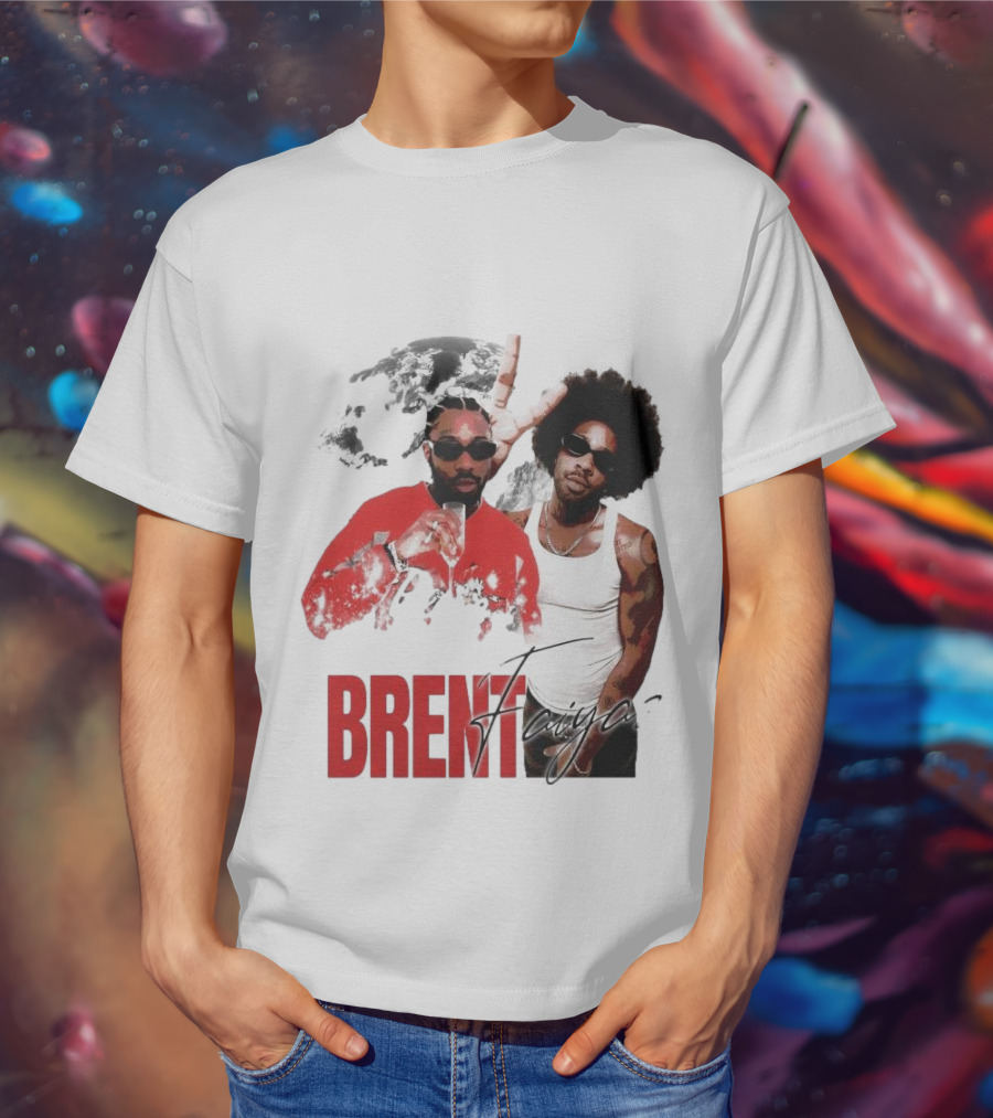 Brent Faiyaz Red Jacket And Tank Top T-Shirt