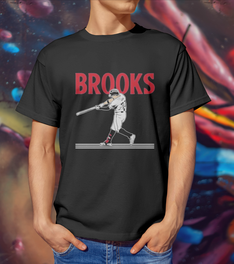 Brooks Lee Baseball Slugger Swing T-Shirt