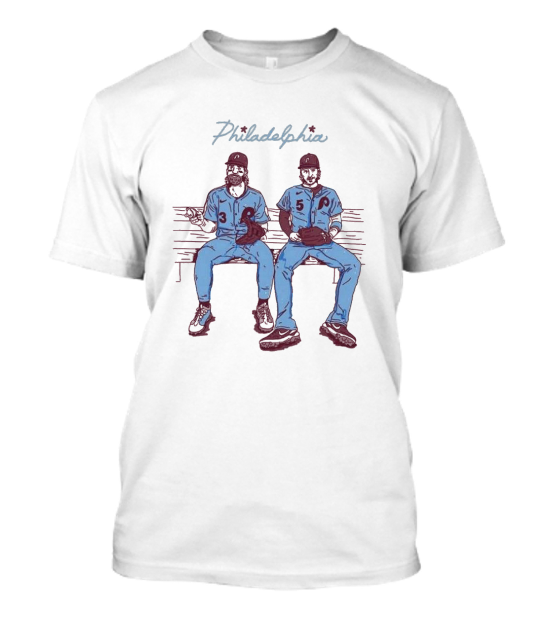 Philadelphia Bryce Harper Bryson Stott Baseball Duo T-Shirt