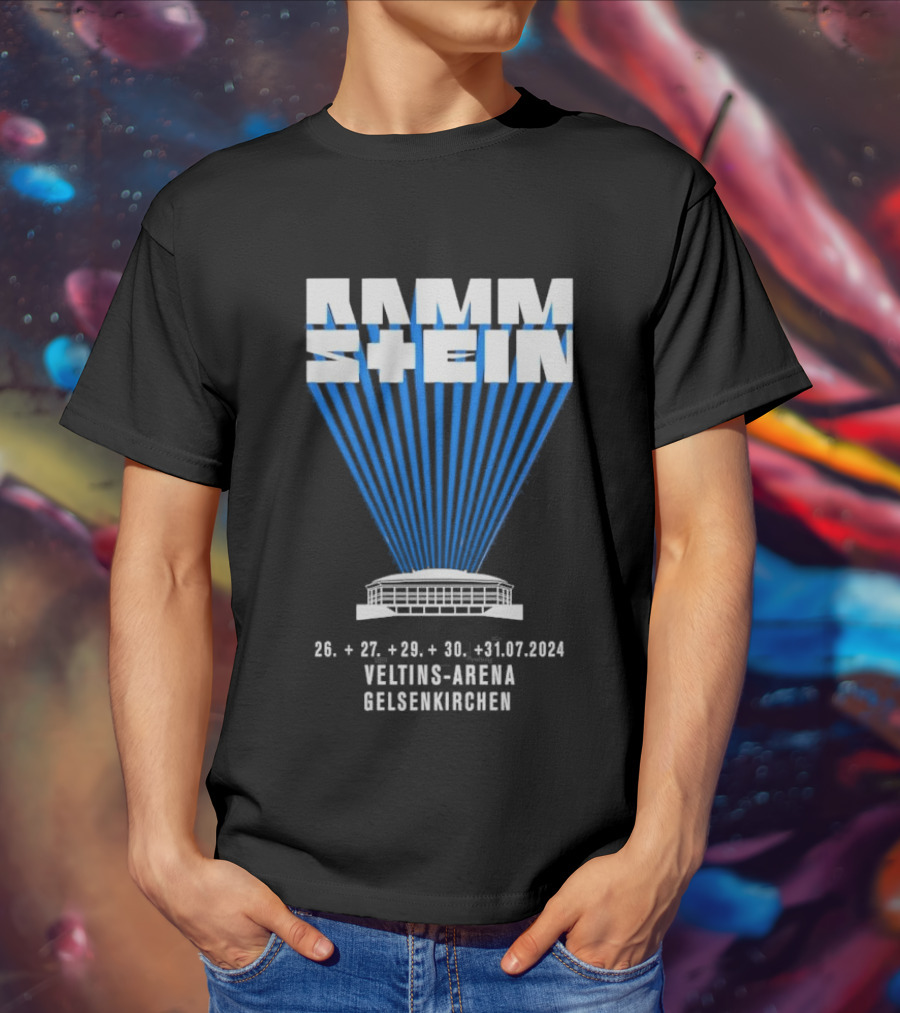 Rammstein Veltins-Arena Gelsenkirchen 26 27 29 30 31 07 T-Shirt
