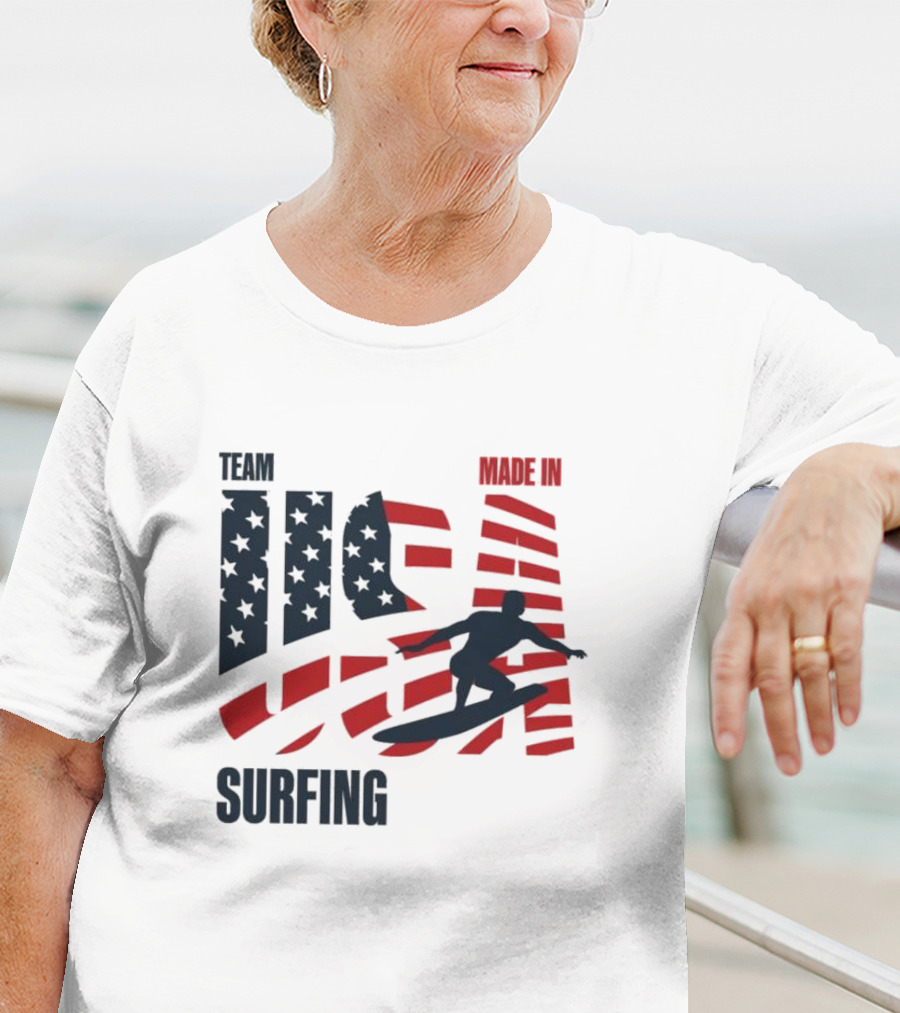Team USA Surfing Made In Olympic T-Shirt