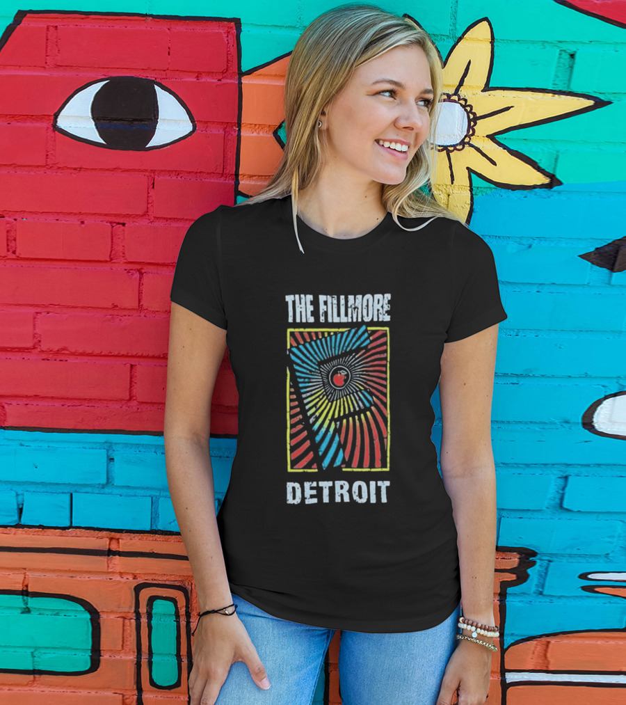 The Fillmore Detroit Spiral Rainbow T-Shirt