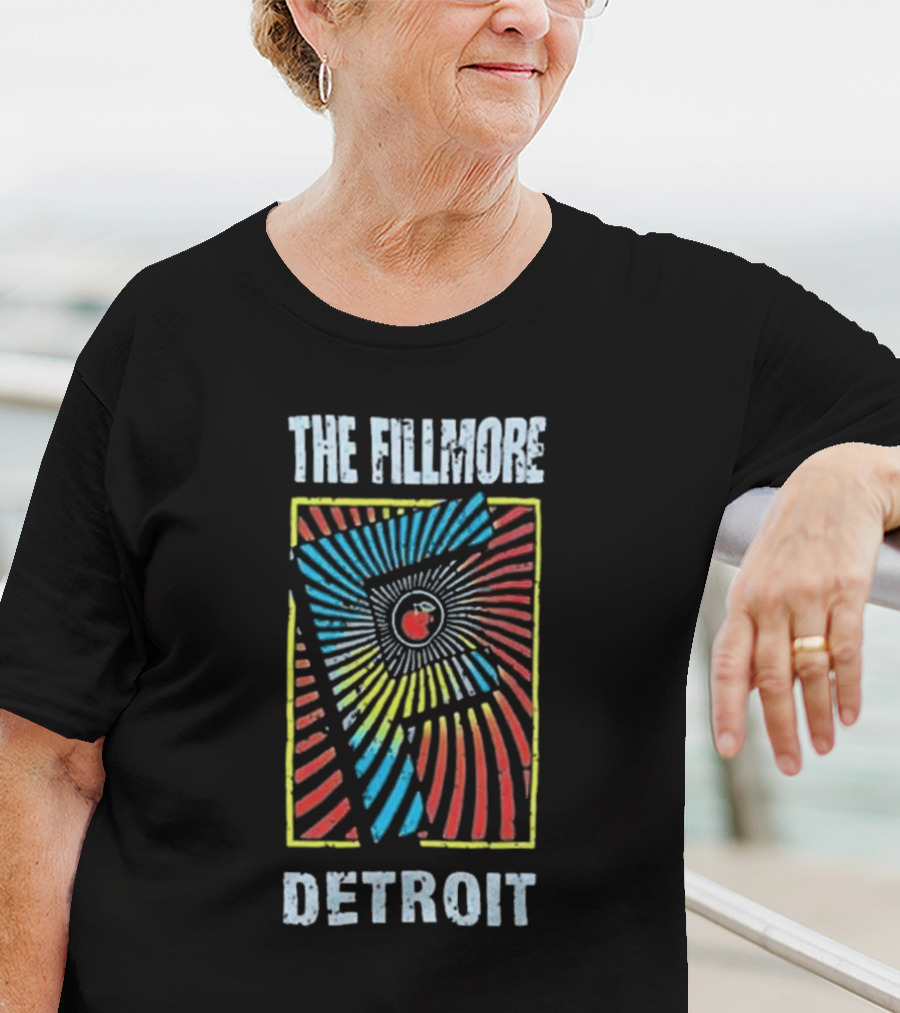 The Fillmore Detroit Spiral Rainbow T-Shirt
