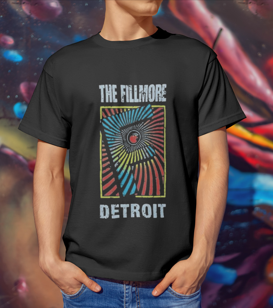 The Fillmore Detroit Spiral Rainbow T-Shirt