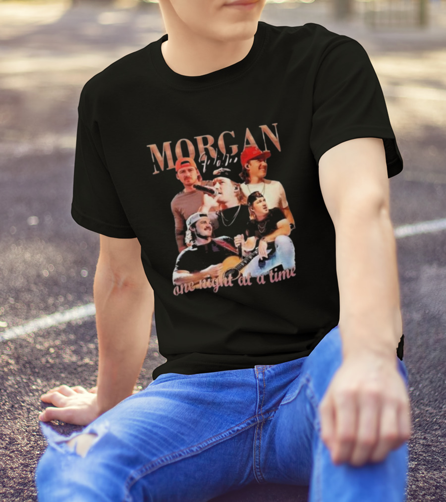 Morgan Wallen One Night At A Time Live Performance Montage T-Shirt