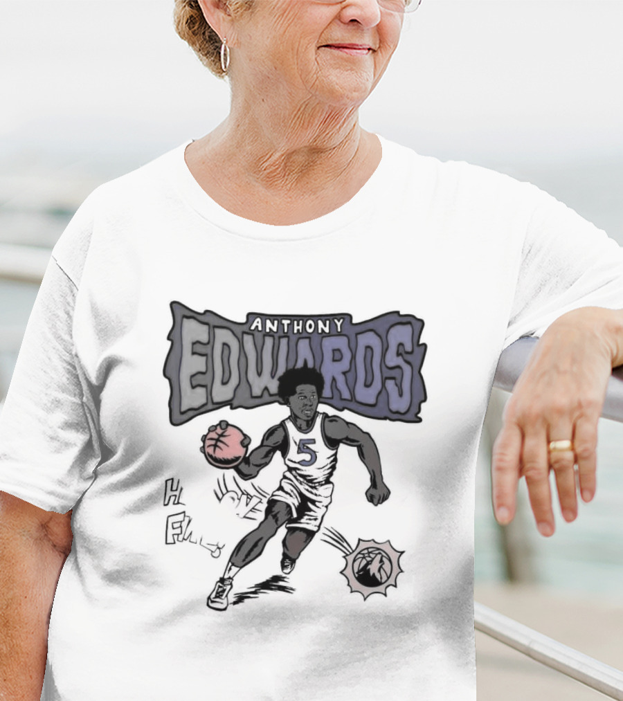 Anthony Edwards Minnesota Timberwolves He Is On Fire T-Shirt