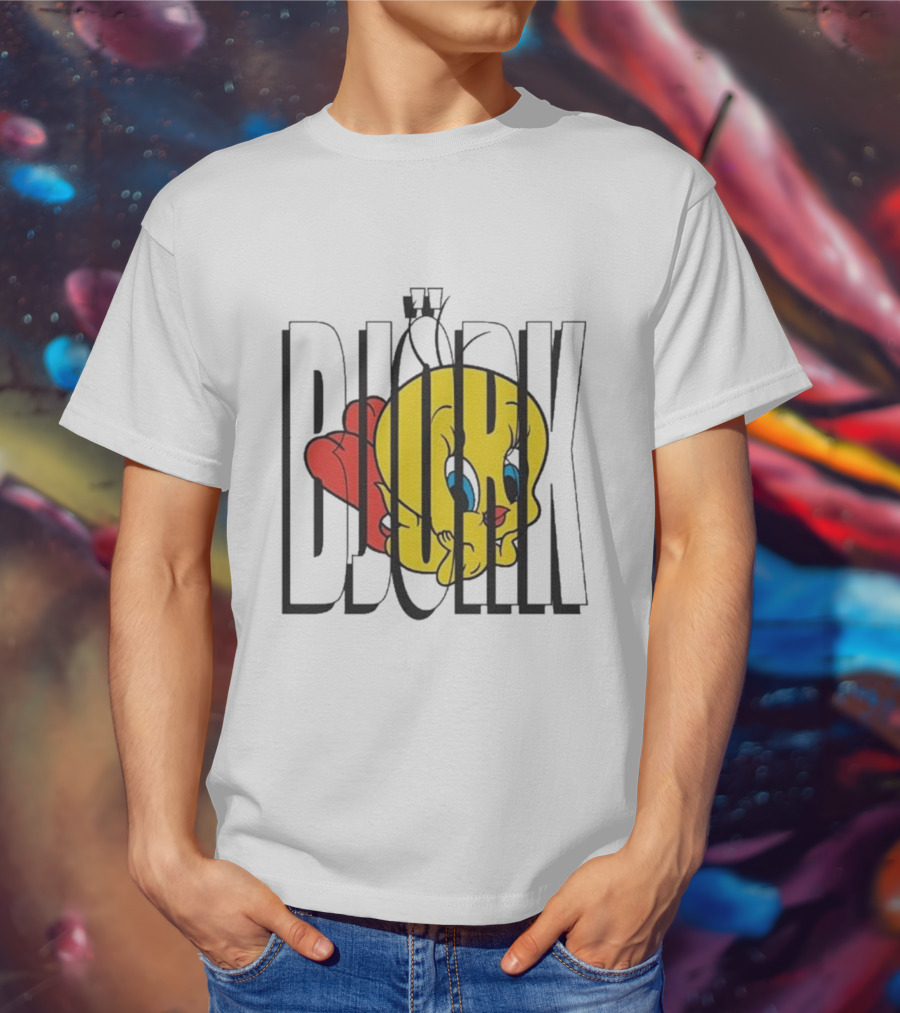Björk Tweety Bird Mashup T-Shirt