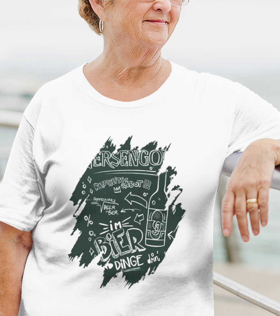 Versengold Im Bier Sind Dinge Drin Reinheitsgebot Hopfen Malz Bier T-Shirt