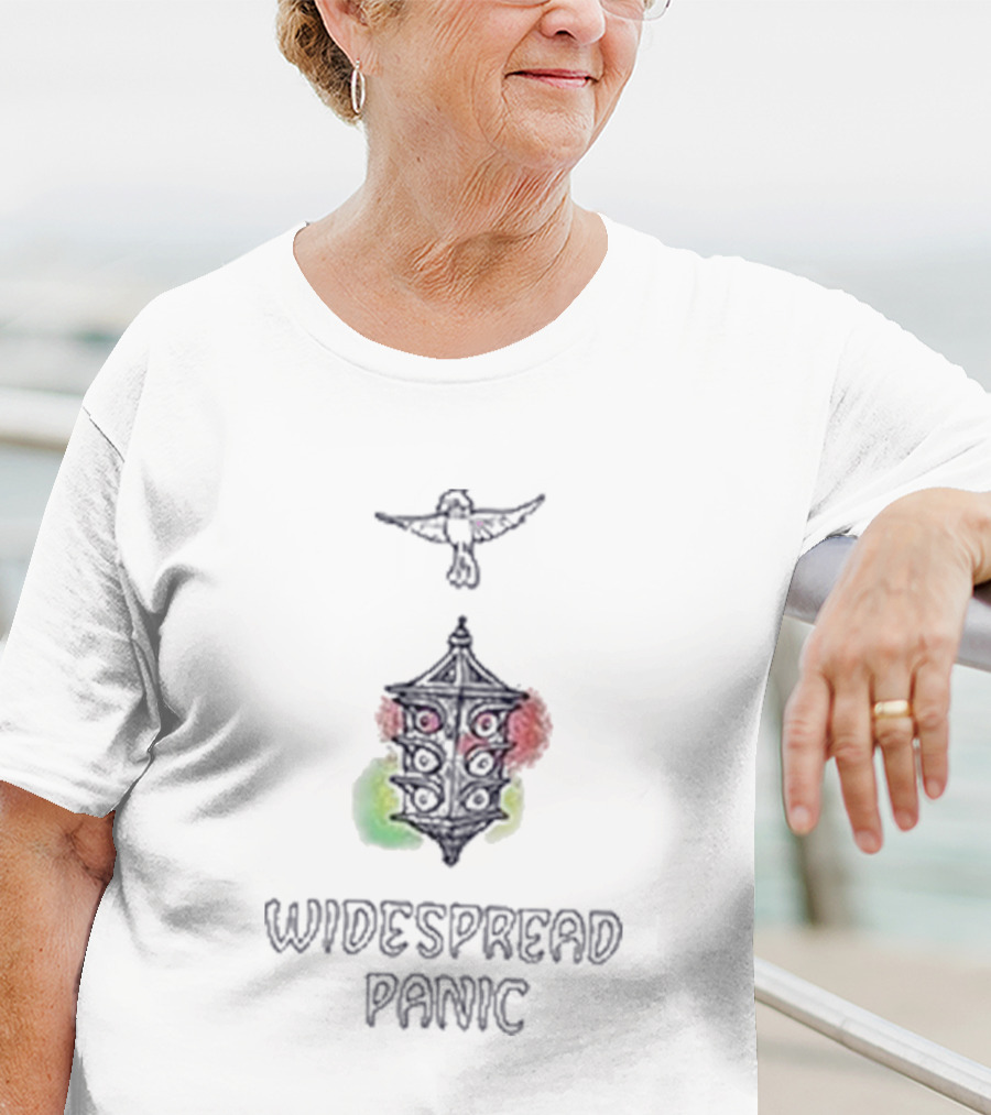 Widespread Panic Song Small Town Lantern And Bird T-Shirt