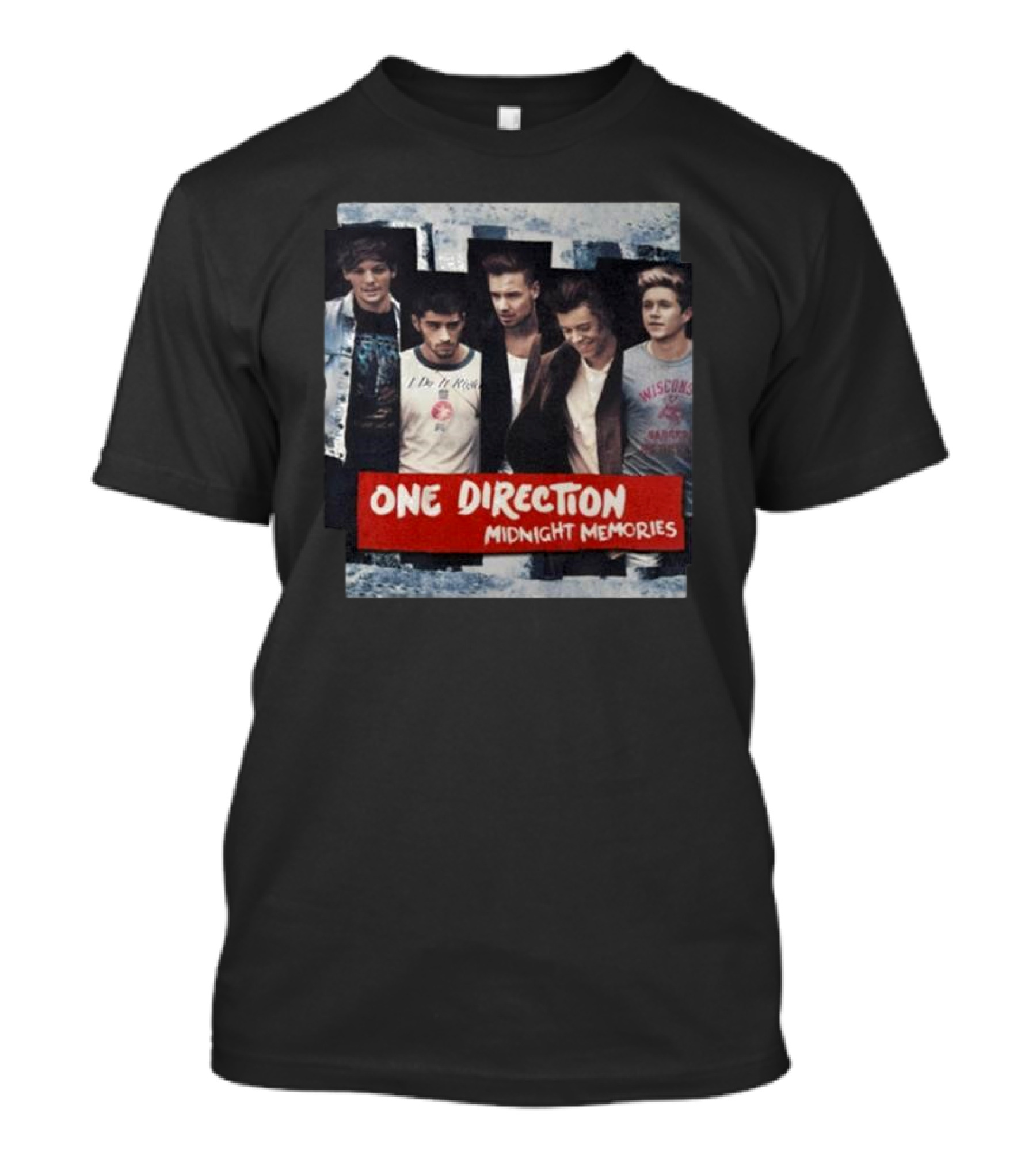 One Direction Midnight Memories Band Photo Collage T-Shirt