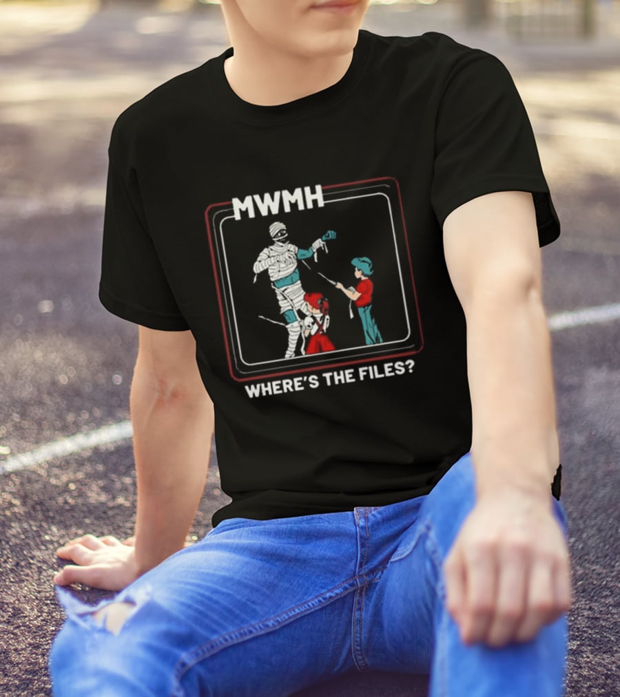 Murder With My Husband MWMH Where’s The Files Mummy T-Shirt