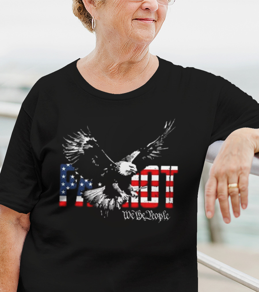Patriot We The People Freebird Flag Eagle T-Shirt