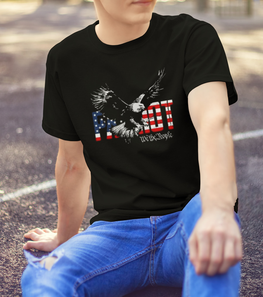 Patriot We The People Freebird Flag Eagle T-Shirt