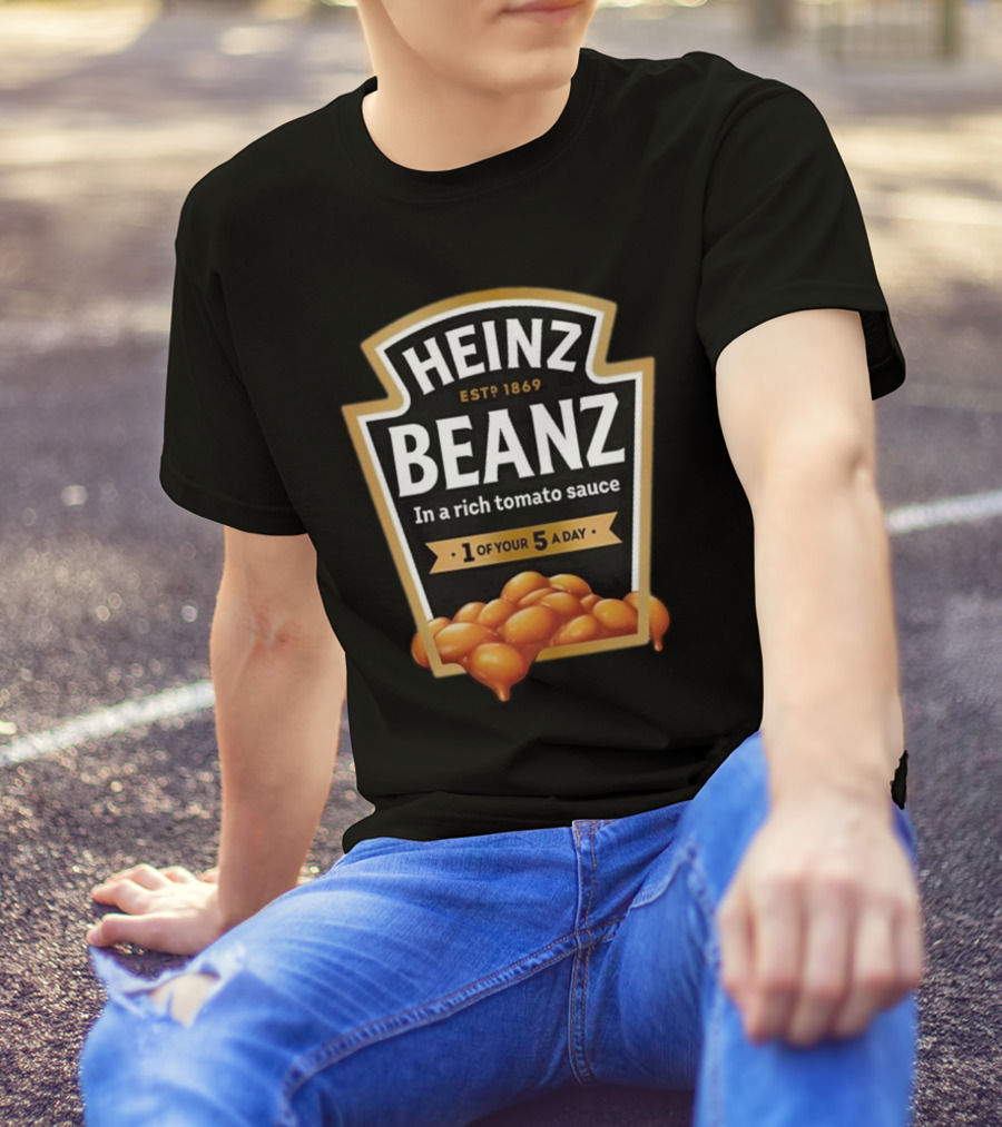 Heinz Beanz Est 1869 In A Rich Tomato Sauce 1 Of Your 5 A Day T-Shirt