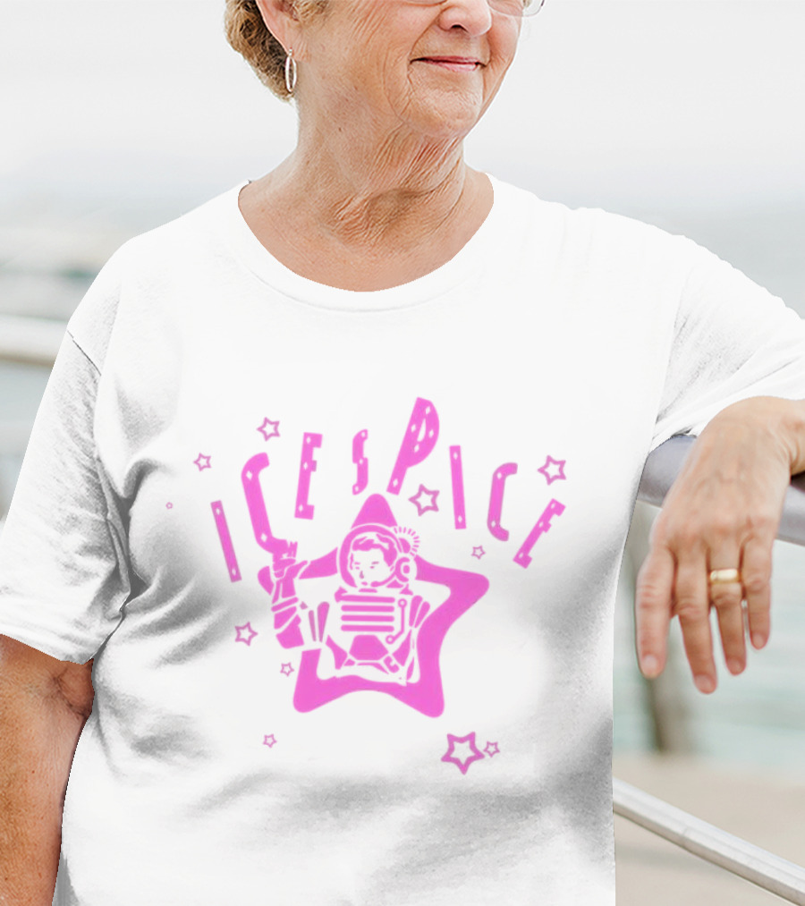 Ice Spice Astronaut With Stars Billionaire Boys Club T-Shirt