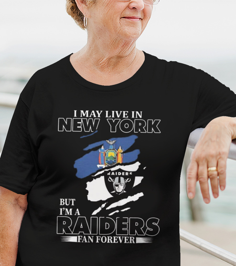 New York Resident Las Vegas Raiders Fan Forever Commitment T-Shirt