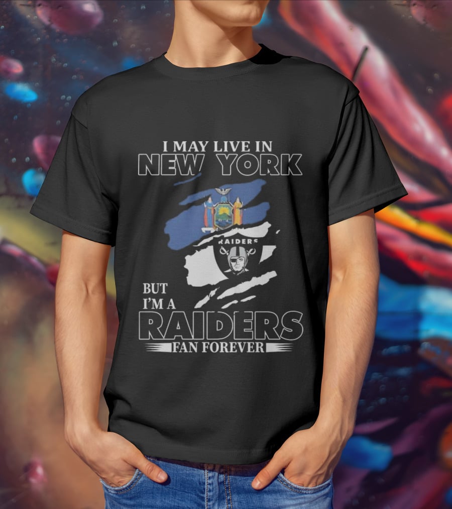 New York Resident Las Vegas Raiders Fan Forever Commitment T-Shirt