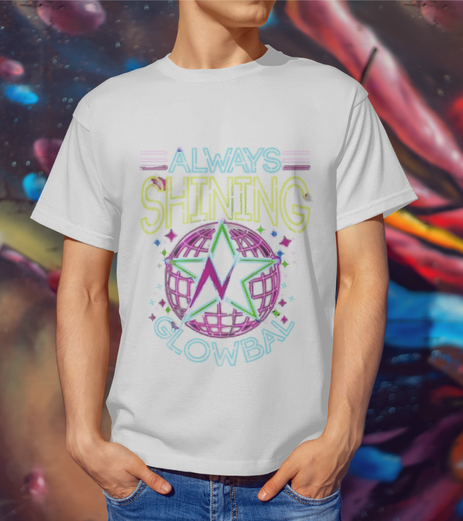 Always Shining Glowbal Naomi WWE Royal Rumble T-Shirt