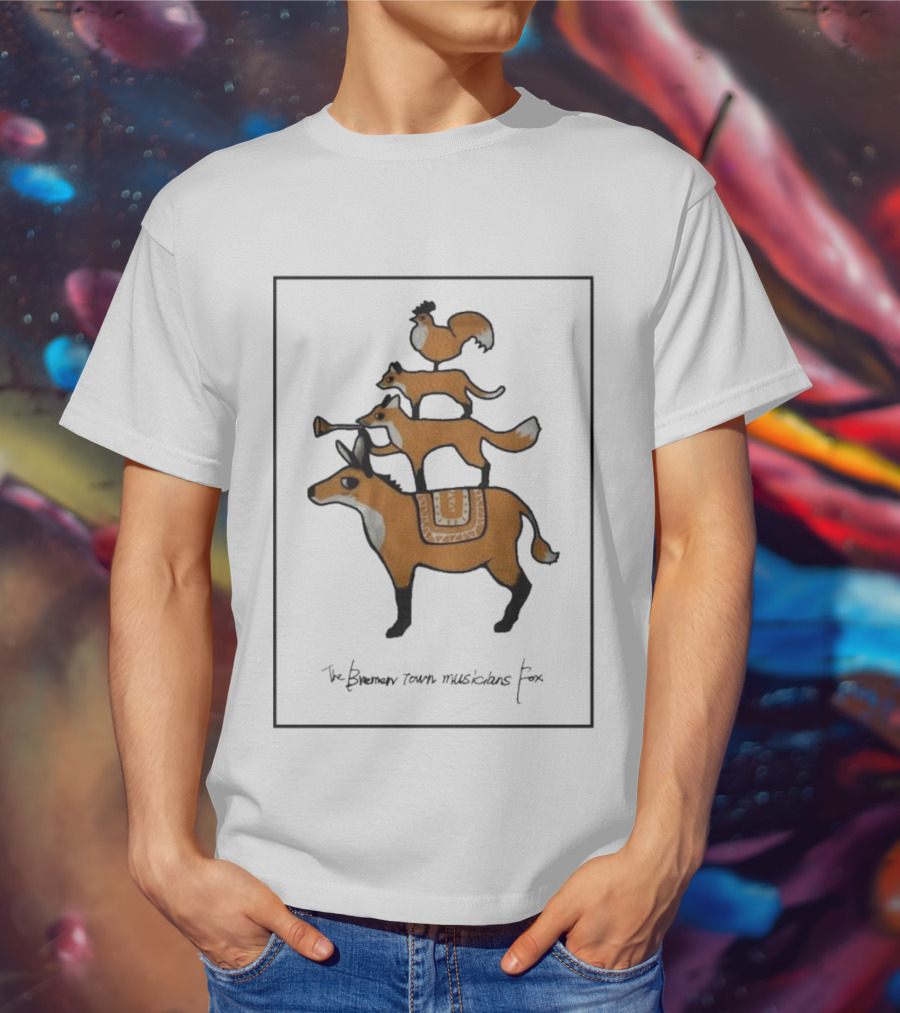The Bremen Town Musicians Fox Stack T-Shirt