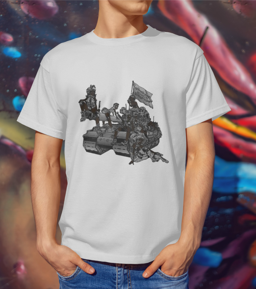 God God's Battalion Cloud White Ebony Battalion Tank T-Shirt