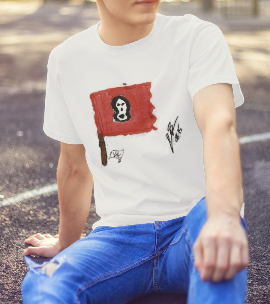 Jalen McMillan Tampa Bay Buccaneers Rookie Ash Paint Tri-Blend T-Shirt