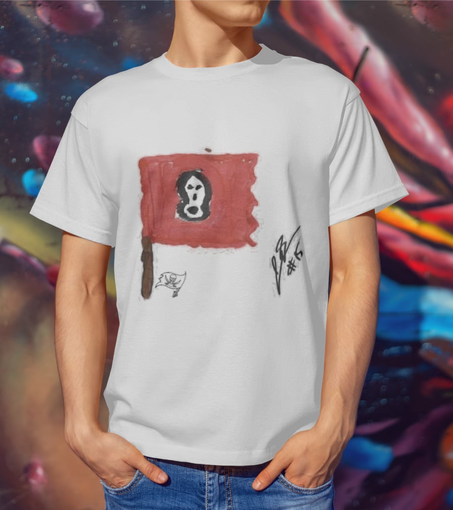 Jalen McMillan Tampa Bay Buccaneers Rookie Ash Paint Tri-Blend T-Shirt