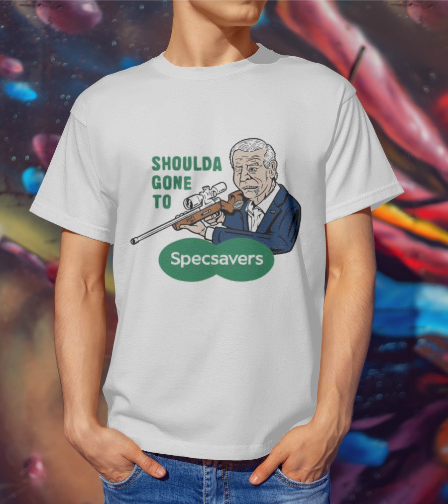 Shoulda Gone To Specsavers Joe Snipen Sniper T-Shirt