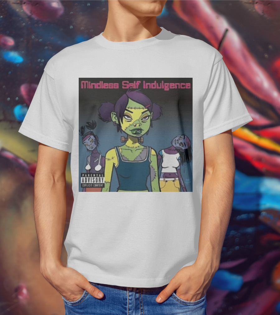 Mindless Self Indulgence Explicit Content Animated Zombie Characters T-Shirt