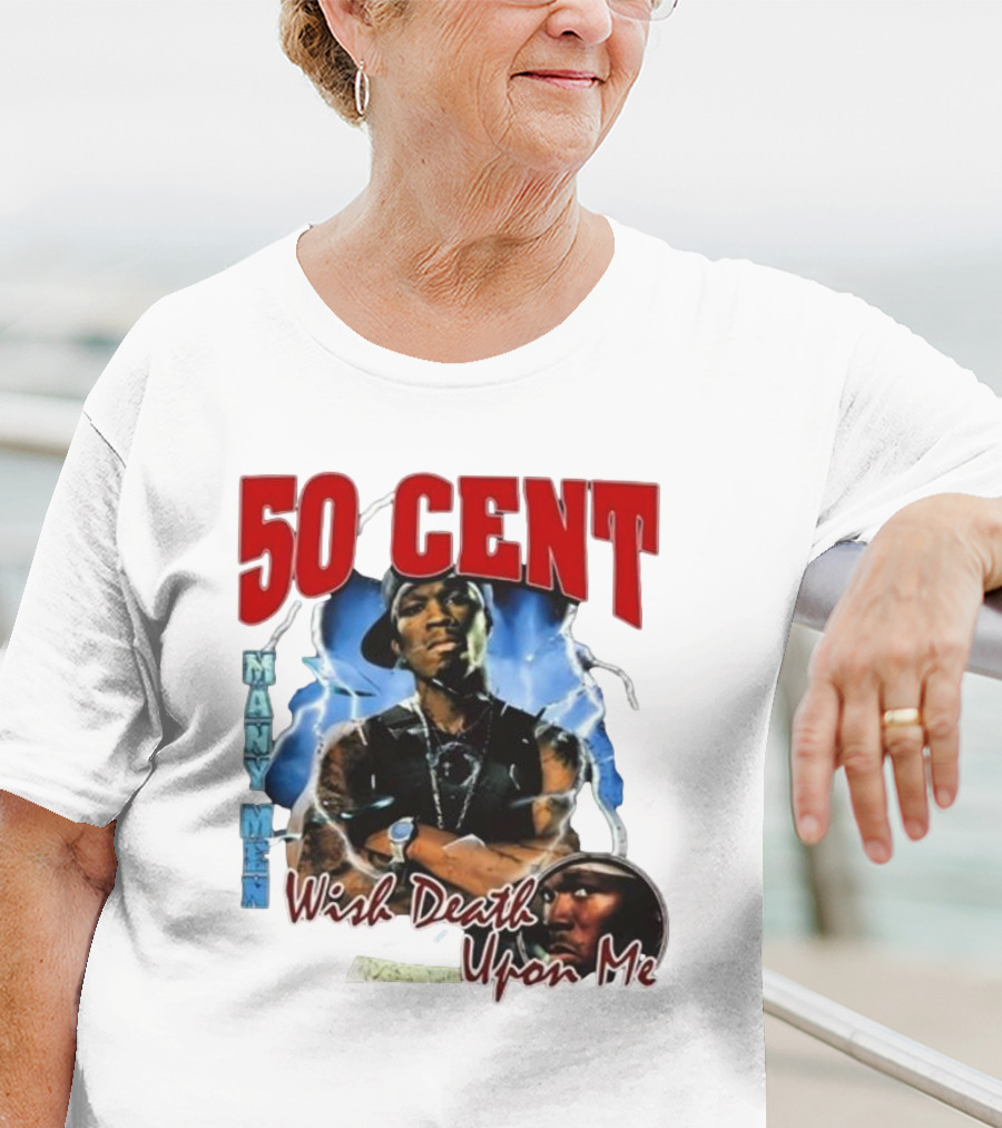 50 Cent Many Men Wish Death Upon Me Money By Monday T-Shirt