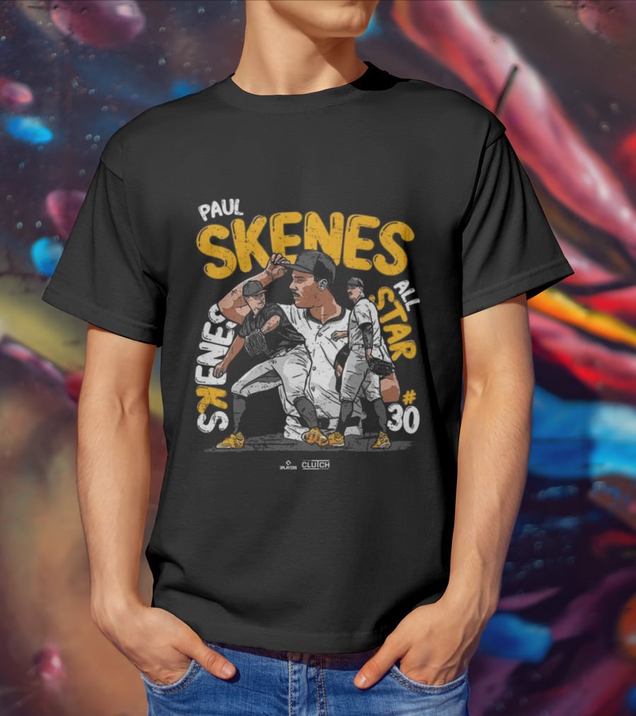 Paul Skenes All-Star #30 Clutch Players Baseball T-Shirt