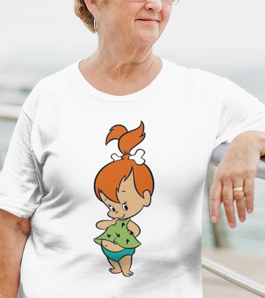 Originalkid Hanna Barbera Pebbles Flintstone Iconic Character T-Shirt