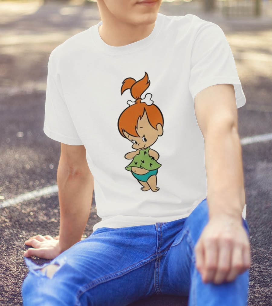 Originalkid Hanna Barbera Pebbles Flintstone Iconic Character T-Shirt