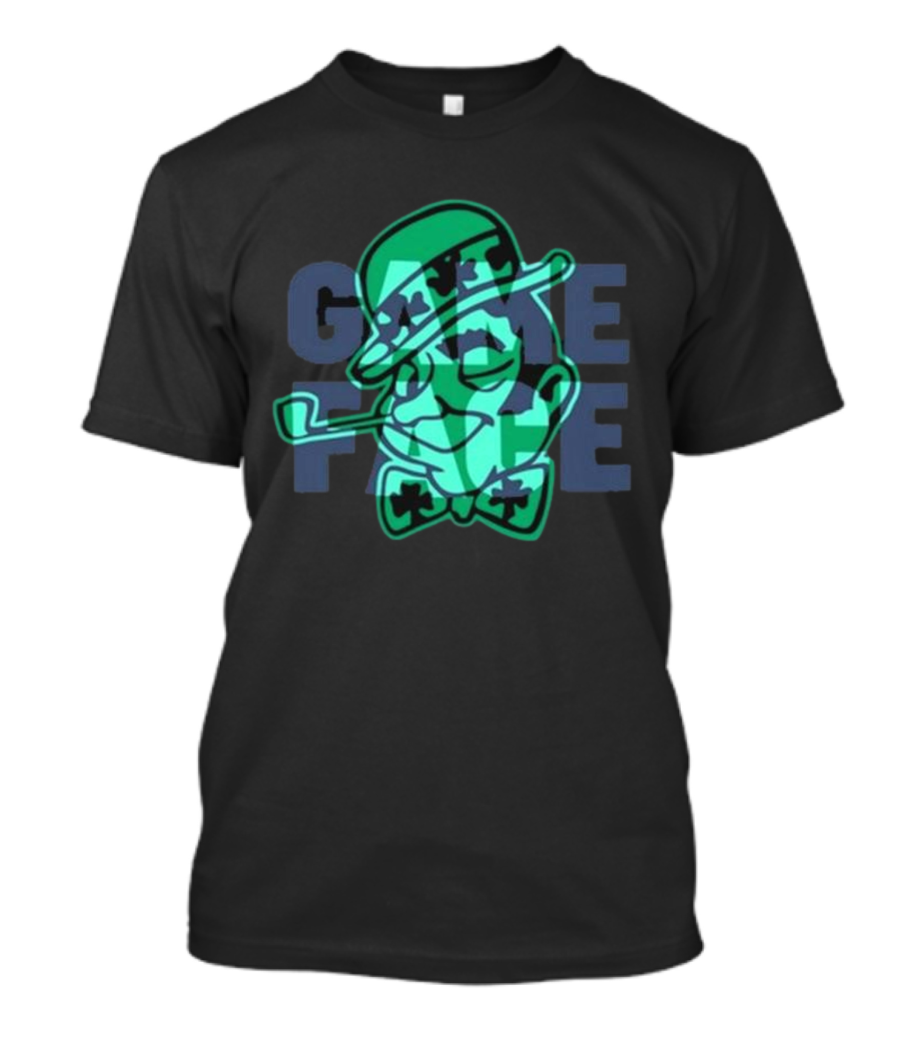 Celtics Game Face 7 Lucky Leprechaun T-Shirt