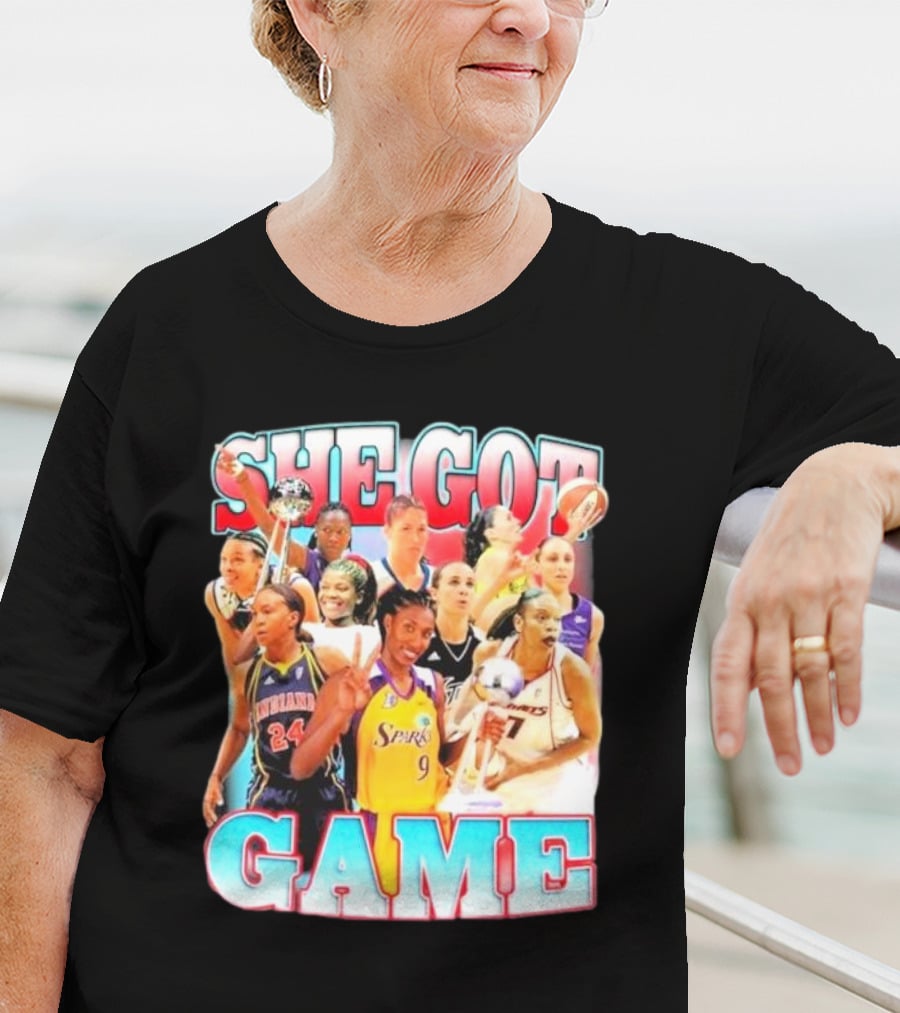 She Got Game Basketball Legends T-Shirt