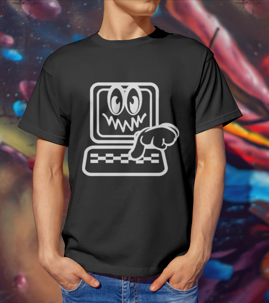 Pc Music Iconic Retro Computer Character T-Shirt