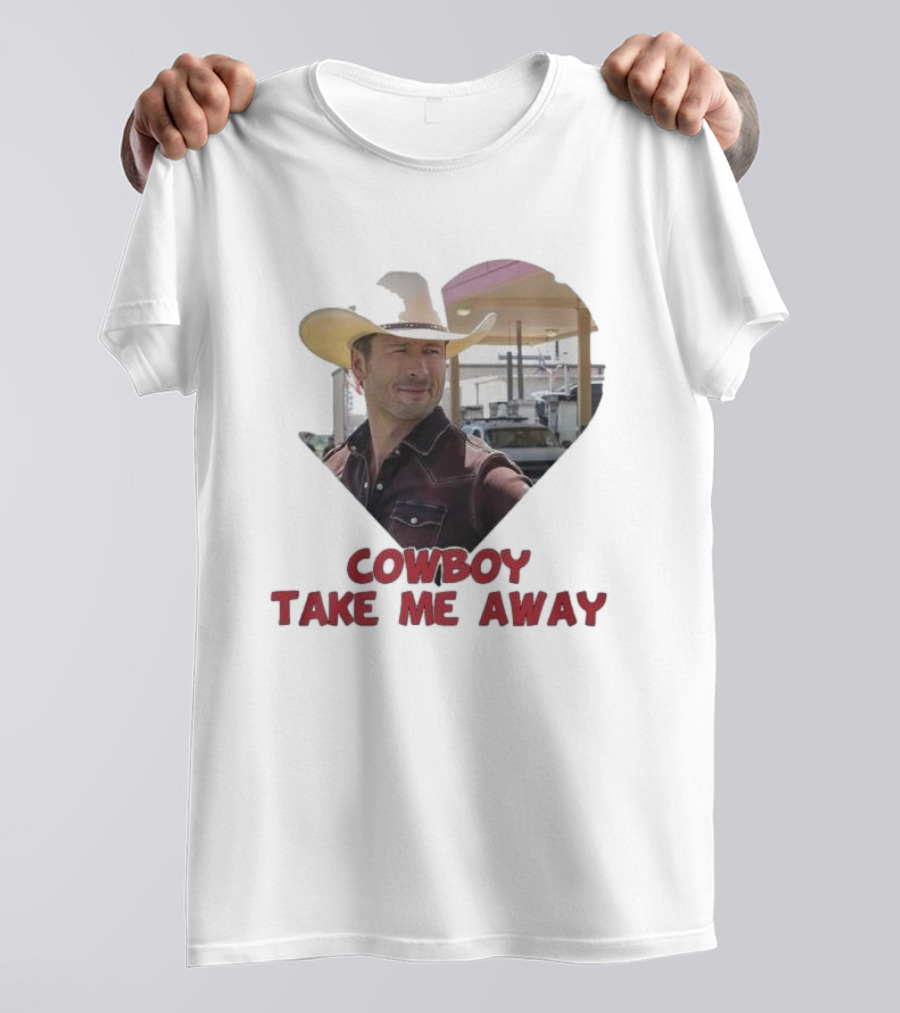 Cowboy Take Me Away Glen Powell T-Shirt