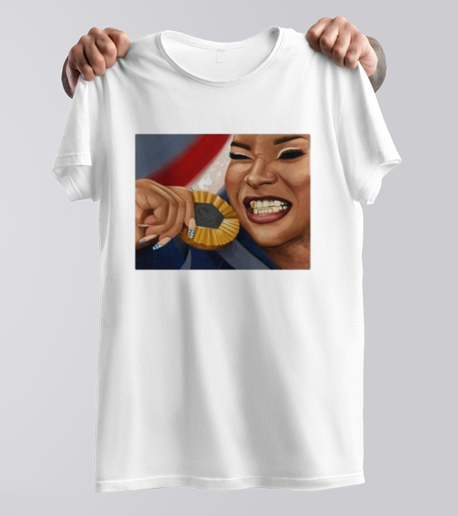 Deelashee Art Jordan Chiles Medal T-Shirt