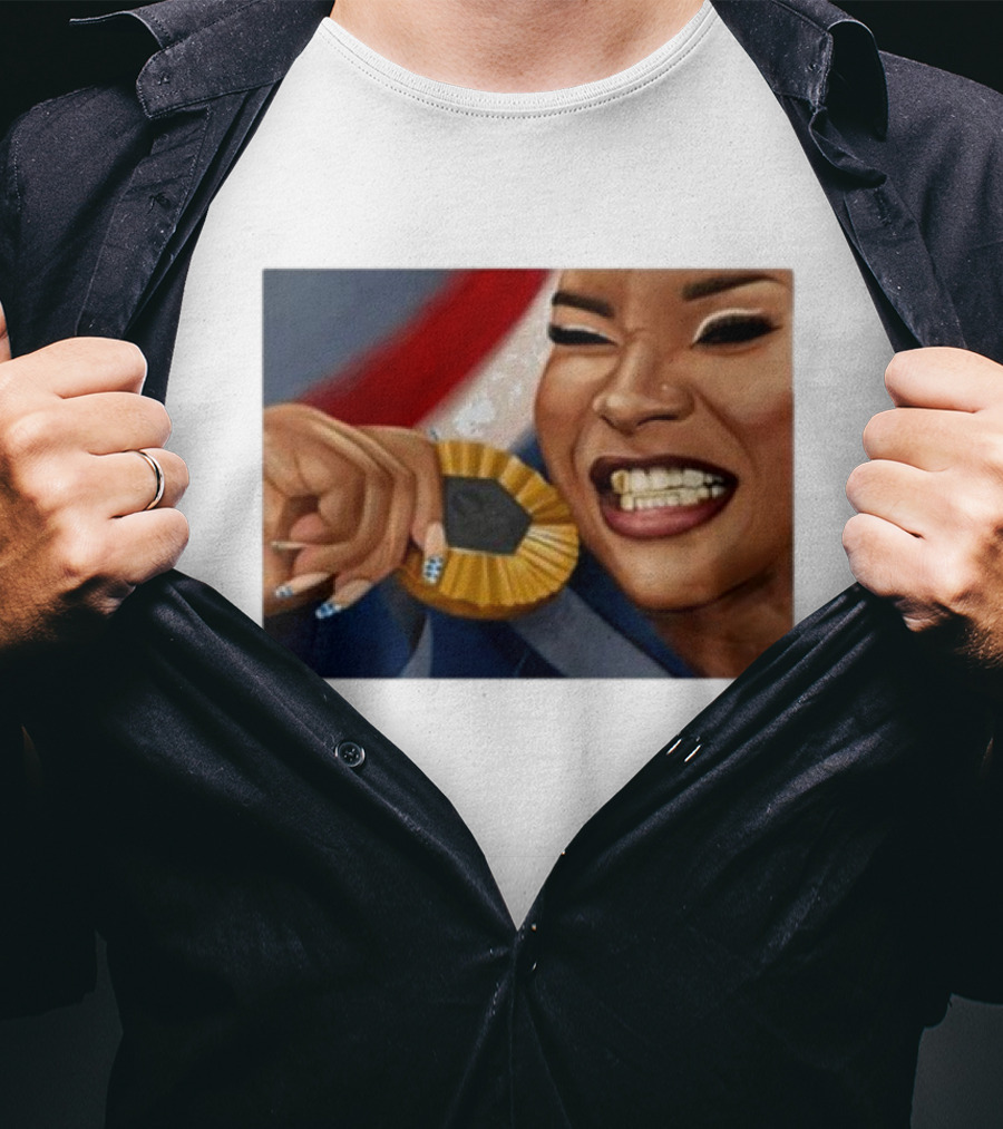 Deelashee Art Jordan Chiles Medal T-Shirt