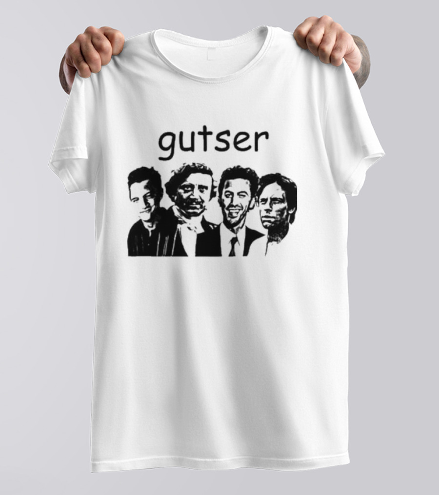 Guster Band Bootleg Gutser Seinfeld Faces T-Shirt