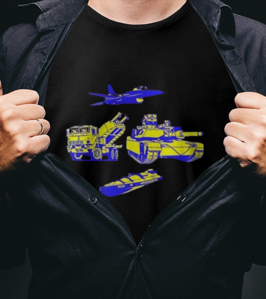 Holden Caulfield Peace Through Superior Firepower Military Vehicles Doge Dog T-Shirt