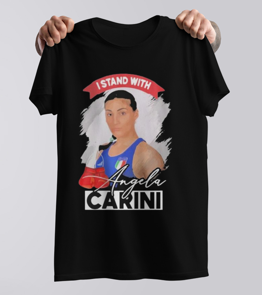I Stand With Angela Carini Boxing Champion T-Shirt