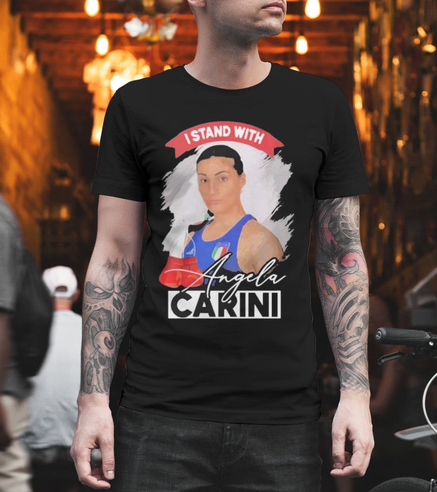 I Stand With Angela Carini Boxing Champion T-Shirt