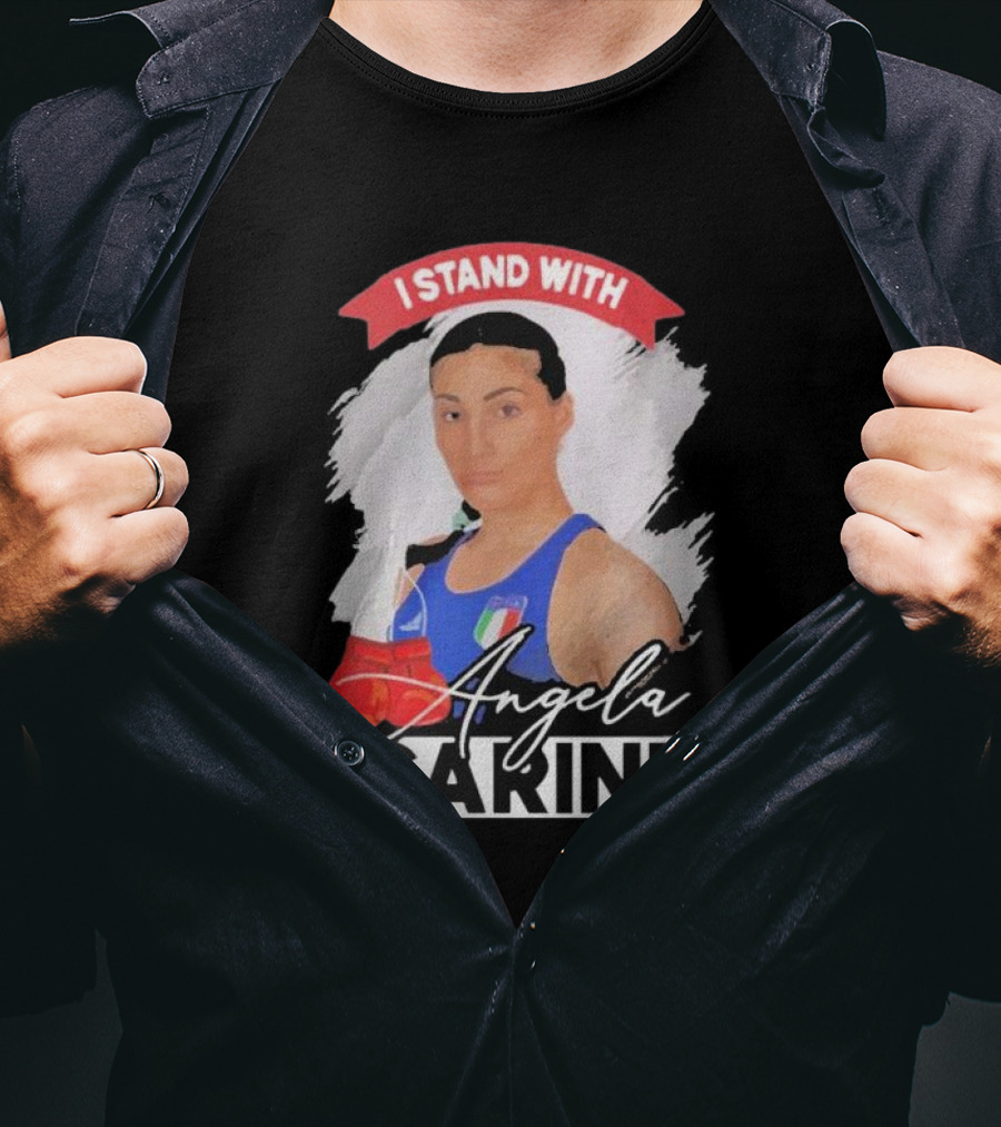 I Stand With Angela Carini Boxing Champion T-Shirt