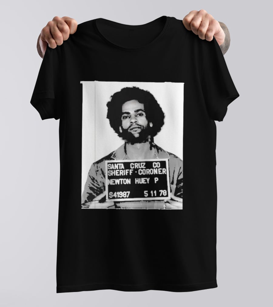 Santa Cruz Co Sheriff Coroner Newton Huey P S41987 5 11 78 T-Shirt