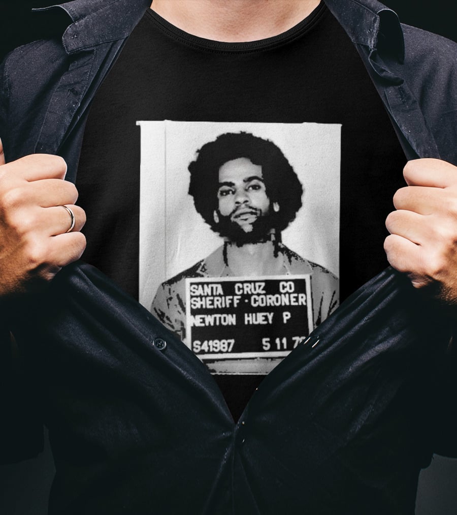 Santa Cruz Co Sheriff Coroner Newton Huey P S41987 5 11 78 T-Shirt
