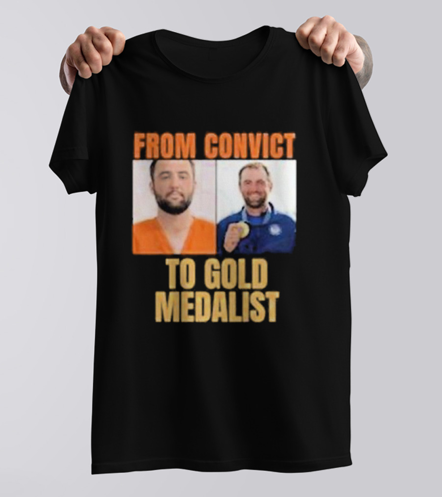From Convict To Gold Medalist: Scottie Scheffler Transformation T-Shirt